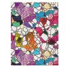 European Stained Glass Window Film Vintage Church Art Static Window Clings No Glue Decorative Window Film,15x47 inch