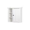 Bathroom Wooden Wall Cabinet with a Door 20.86x5.71x20 inch