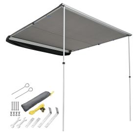 7.6x8.1 Ft Car Side Awning/Grey