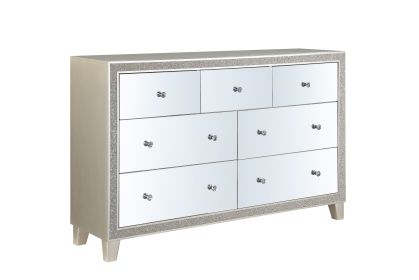 ACME Sliverfluff Dresser, Mirrored & Champagne Finish BD00246