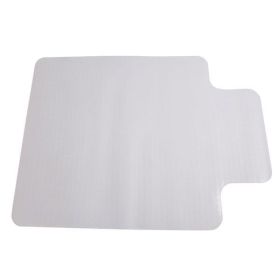 90 x 120 x 0.22cm PVC Home-use Protective Mat Chair Pad with Nail for Floor Chair Transparent