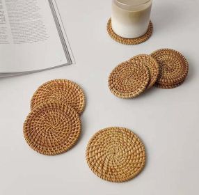 Rattan Coasters;  Table D√©cor Set of 6