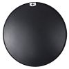 Black 32 IN Metal Round mirror