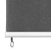 Outdoor Roller Blind 63"x90.6" Anthracite