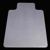 90 x 120 x 0.22cm PVC Home-use Protective Mat Chair Pad with Nail for Floor Chair Transparent