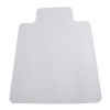 90 x 120 x 0.22cm PVC Home-use Protective Mat Chair Pad with Nail for Floor Chair Transparent