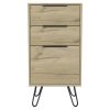 Meriden 3-Drawer Rectangle Dresser Light Oak