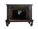 ACME Versailles FIREPLACE Cherry Oak Finish AC01315