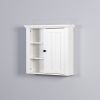 Bathroom Wooden Wall Cabinet with a Door 20.86x5.71x20 inch