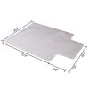 90 x 120 x 0.22cm PVC Home-use Protective Mat Chair Pad with Nail for Floor Chair Transparent