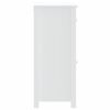 Bathroom Cabinet BERG White 15.7"x13.4"x31.5" Solid Wood Pine