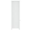 Bathroom Cabinet BERG White 15.7"x13.4"x43.3" Solid Wood Pine