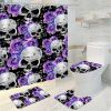 Halloween Shower Curtain Sets Waterproof Bathroom Decor