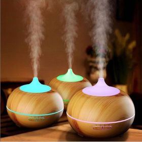 Mistyrious Essential Oil Humidifier Natural Oak Design With Easy Remote (COLORS: OAK)