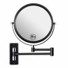 8-inch Wall Mounted Makeup Vanity Mirror, 1X / 10X Magnification Mirror, 360¬∞ Swivel with Extension Arm