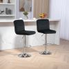 COOLMORE Bar Stools with Back and Footrest Counter Height Dining Chairs 2PC/SET