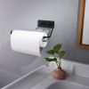 Adhesive Paper Towel Holders Under Cabinet for Kitchen Wall Mounted Stainless Steel Toilet Paper Roll Holder