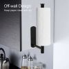 Paper Towel Holder Under Cabinet, Adhesive Stailess Steel Paper Towel Rolls Holder Wall Mount for Kitchen Bathroom