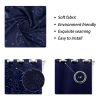 Muwago Ghost Demon Dark Blue Blackout Curtains Luminous Glow in The Dark Themed Grommet Thermal Insulated Curtains Bedroom and Living Room Window Trea