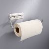 Adhesive Paper Towel Holders Under Cabinet for Kitchen Wall Mounted Stainless Steel Toilet Paper Roll Holder